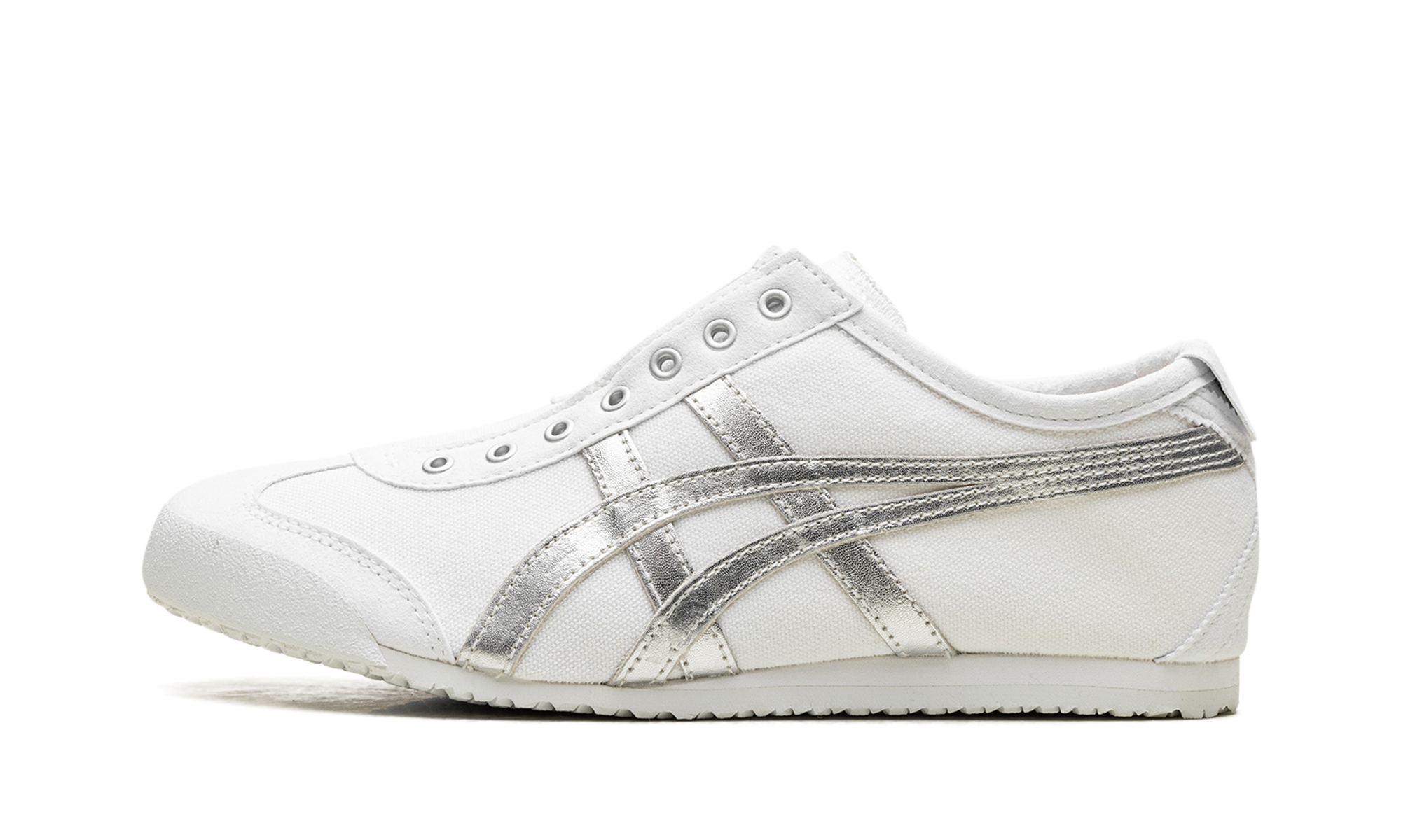 Onitsuka-tiger|mexico-66-slip-on-white-pure-silver-132384