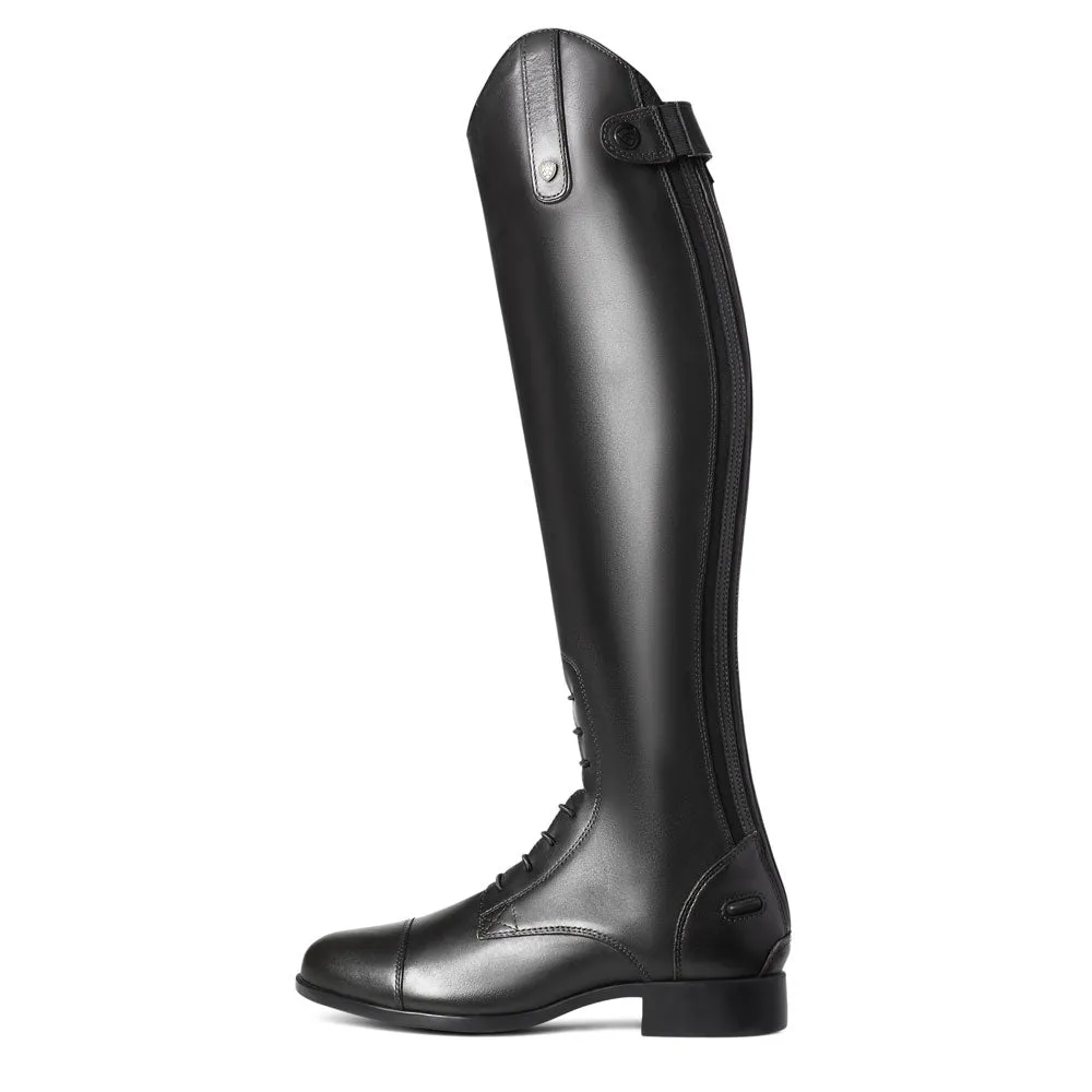 10020164 Ariat Women's Heritage Contour II Field Zip Tall Riding Boot - Black