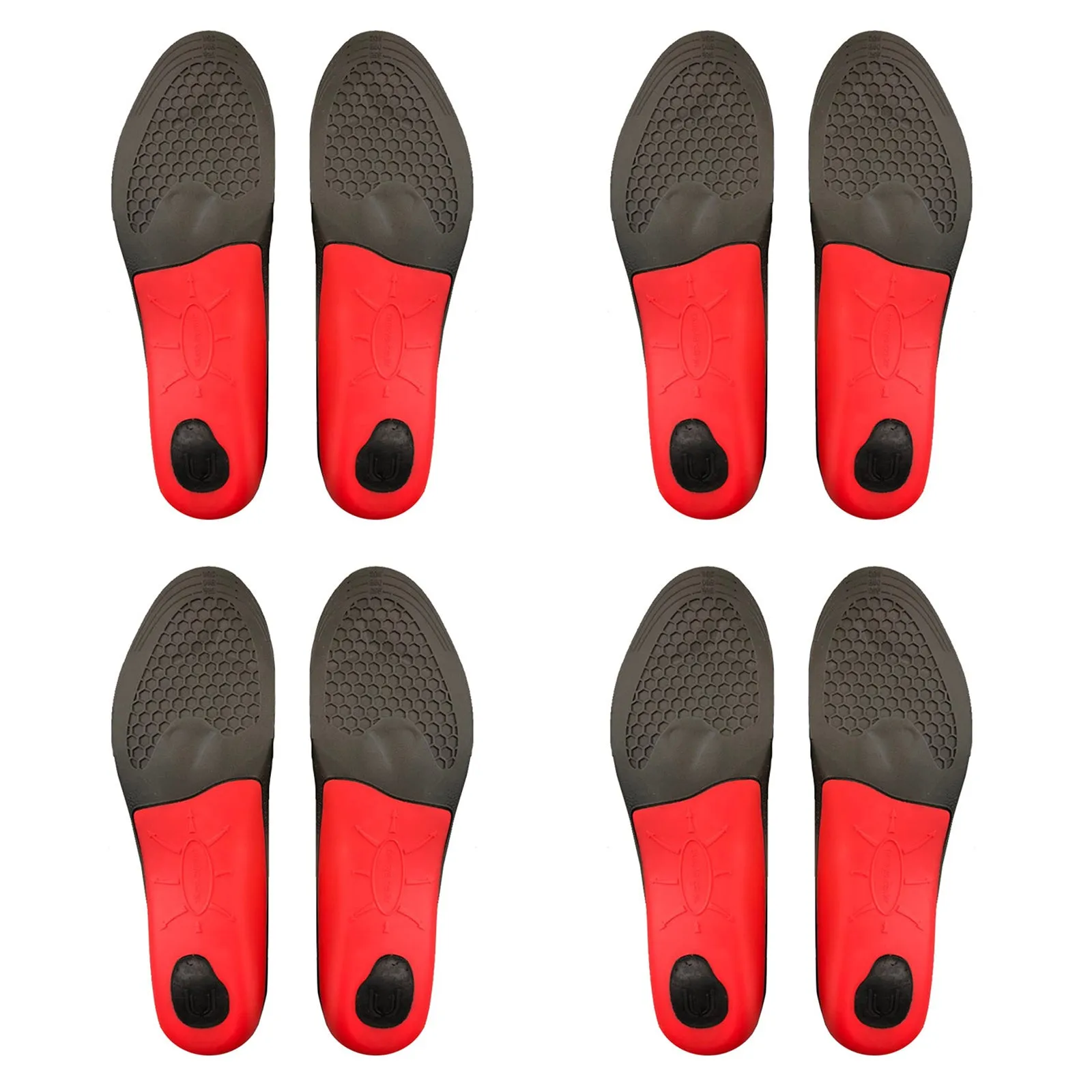 4X Pair Arch Support Insoles for All-Day Use - Bibal