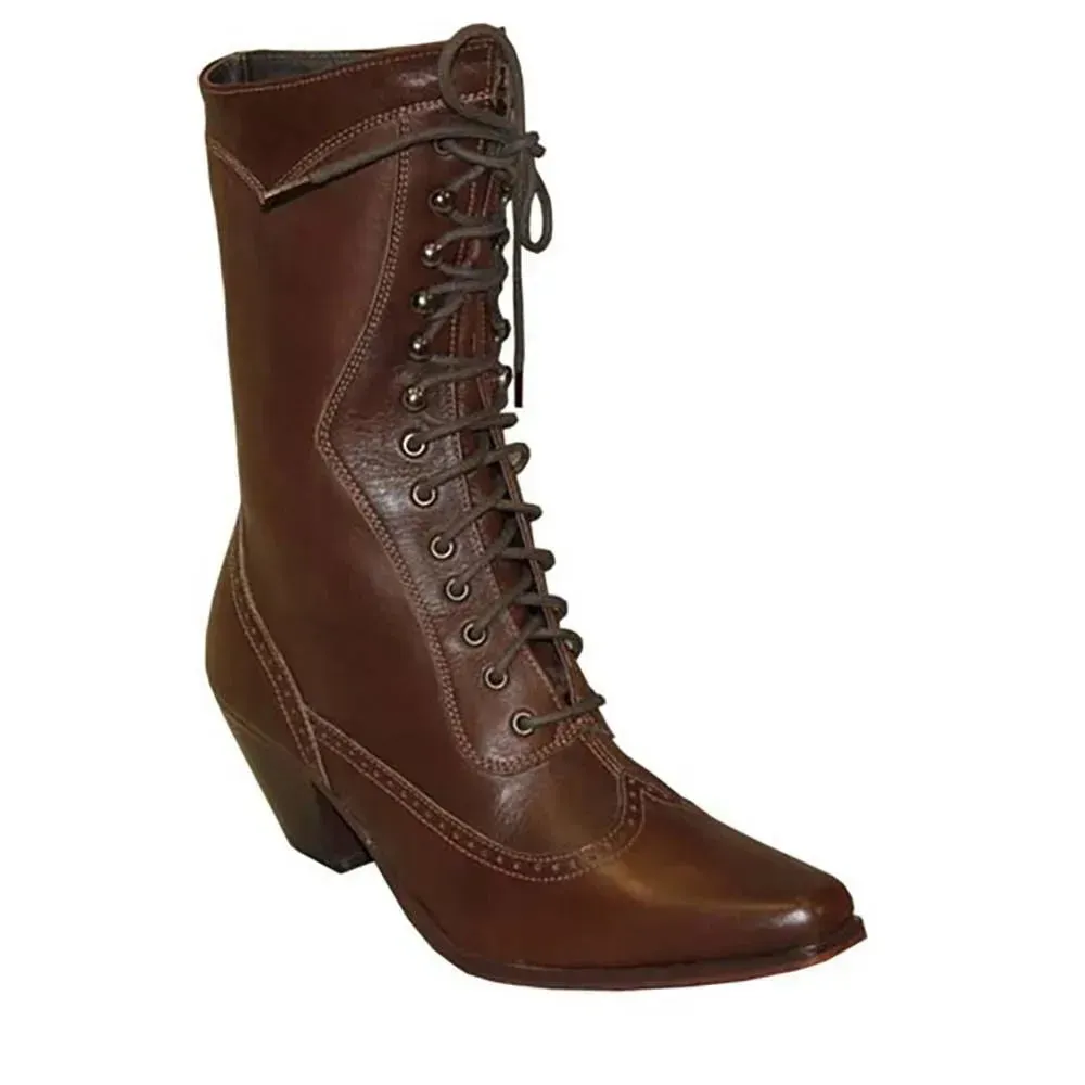 Abilene Lace Up - Womens Leather Cowgirl Boot