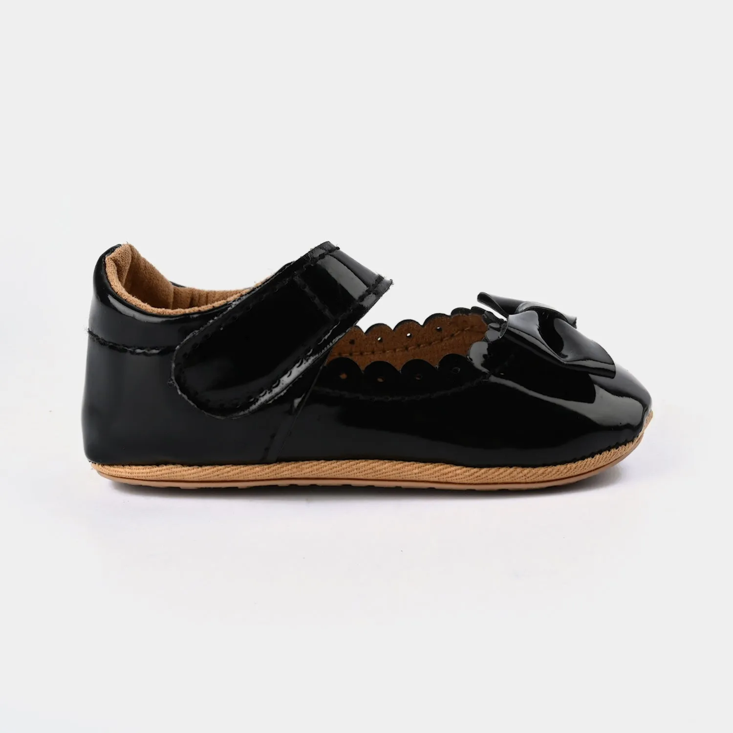 Baby Girl Shoes E149-BLACK