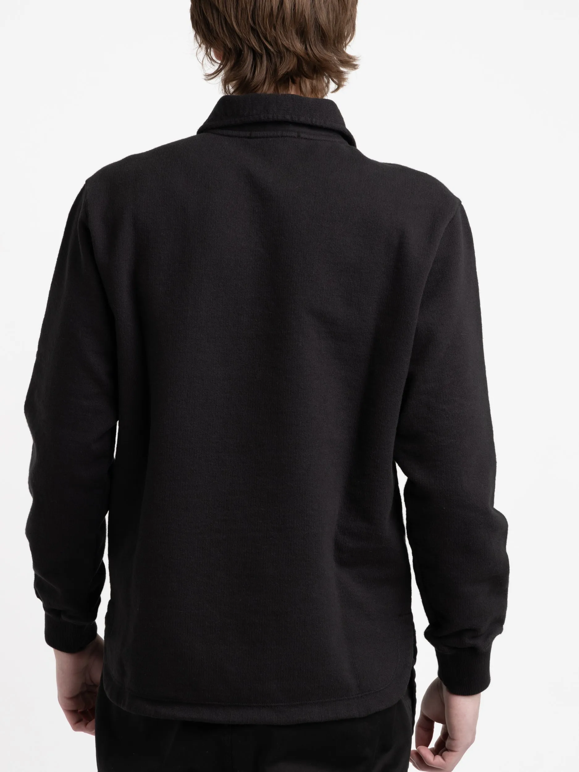 Black Half-Zip Sweatshirt