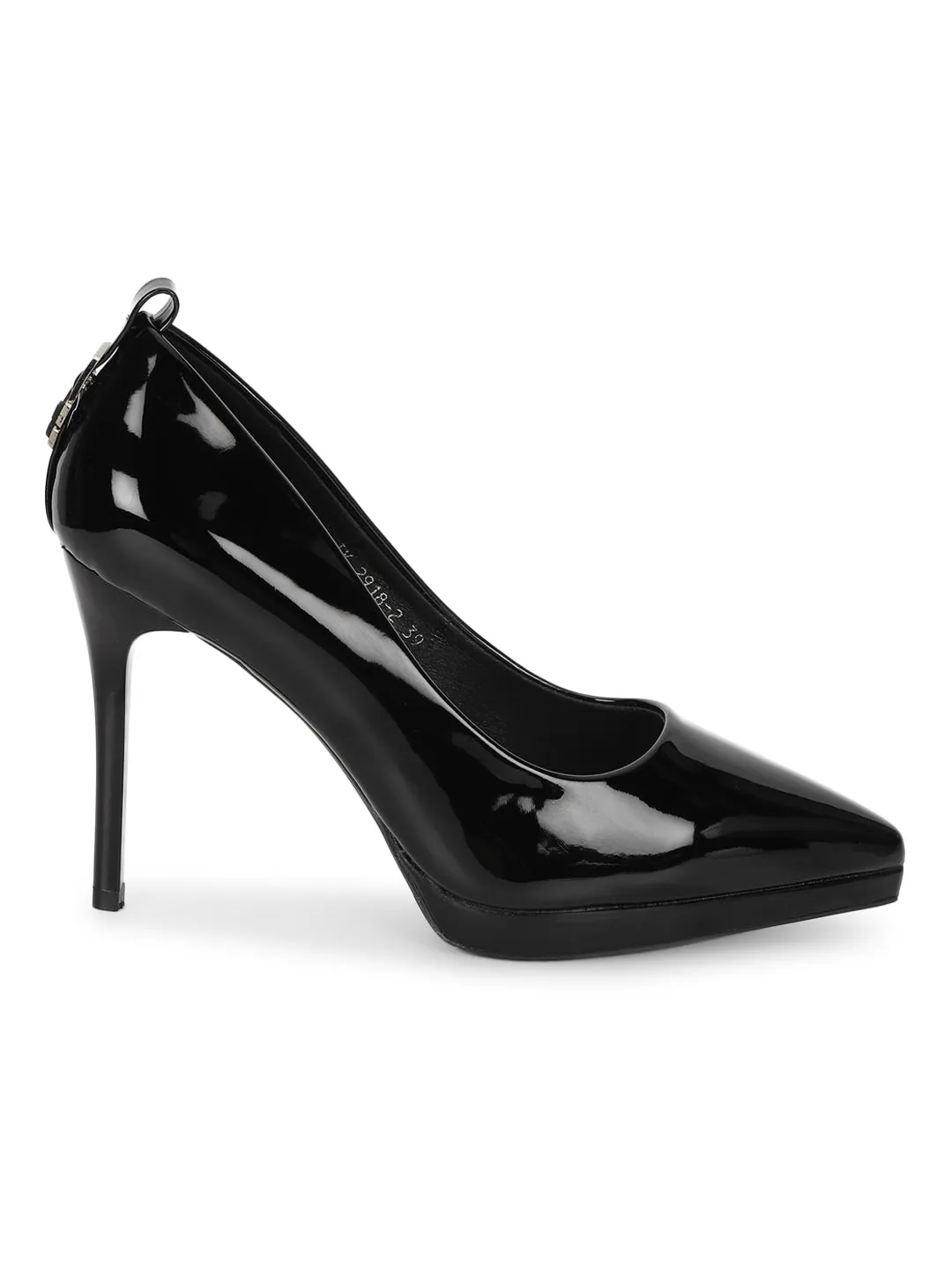 Black Patent Stiletto Heel Pumps (TC-ML058-BLK)