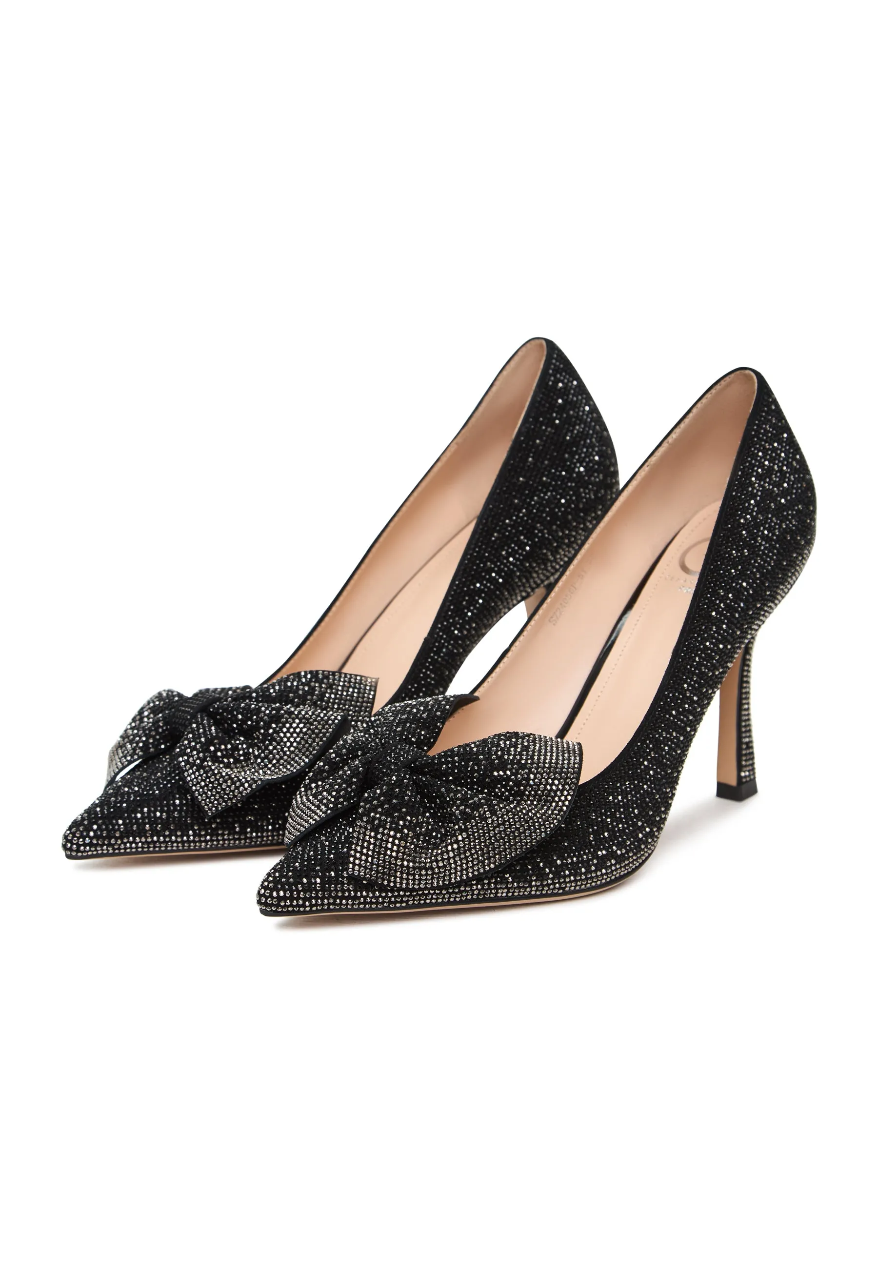 Bow-Tie Mary Jane Heels Annie - Black