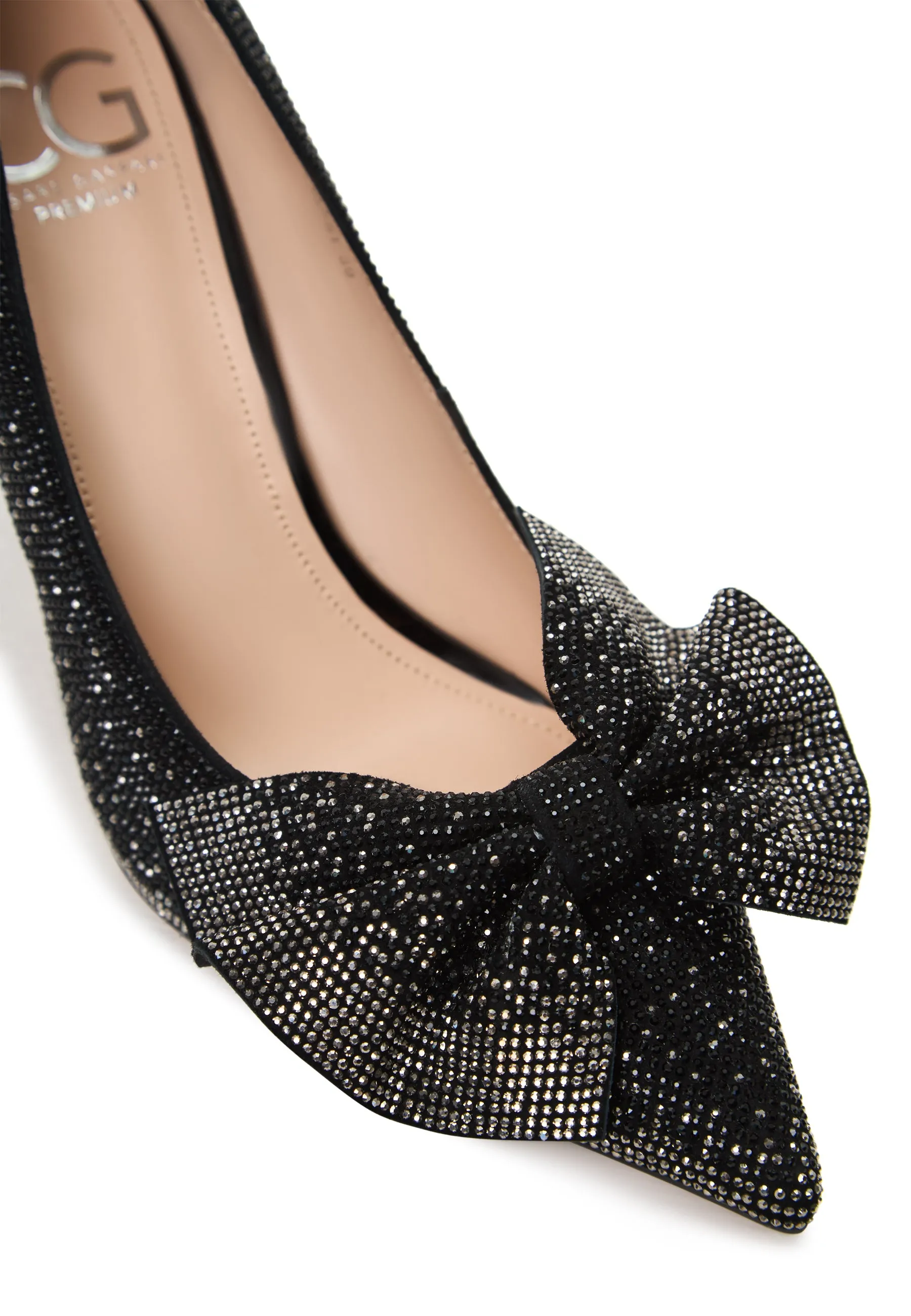 Bow-Tie Mary Jane Heels Annie - Black