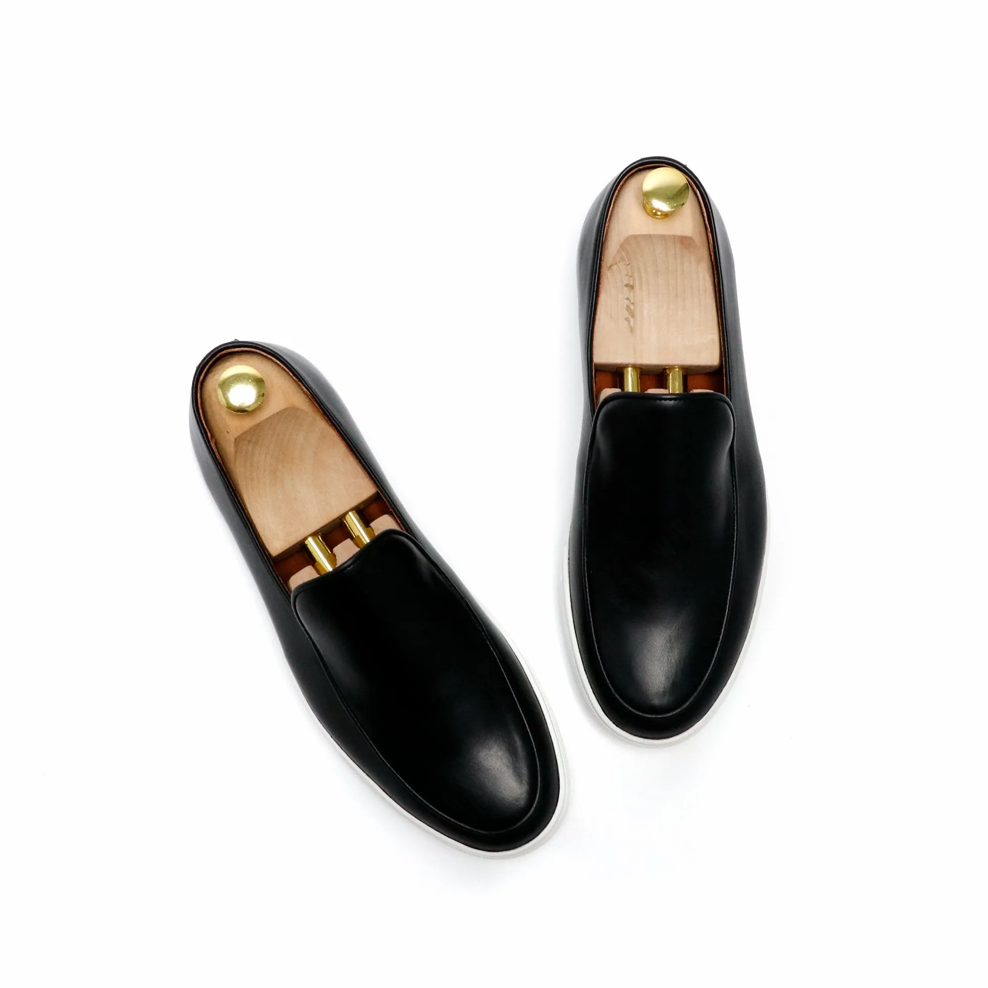 Bruges Belgian Slip On Onyx Black