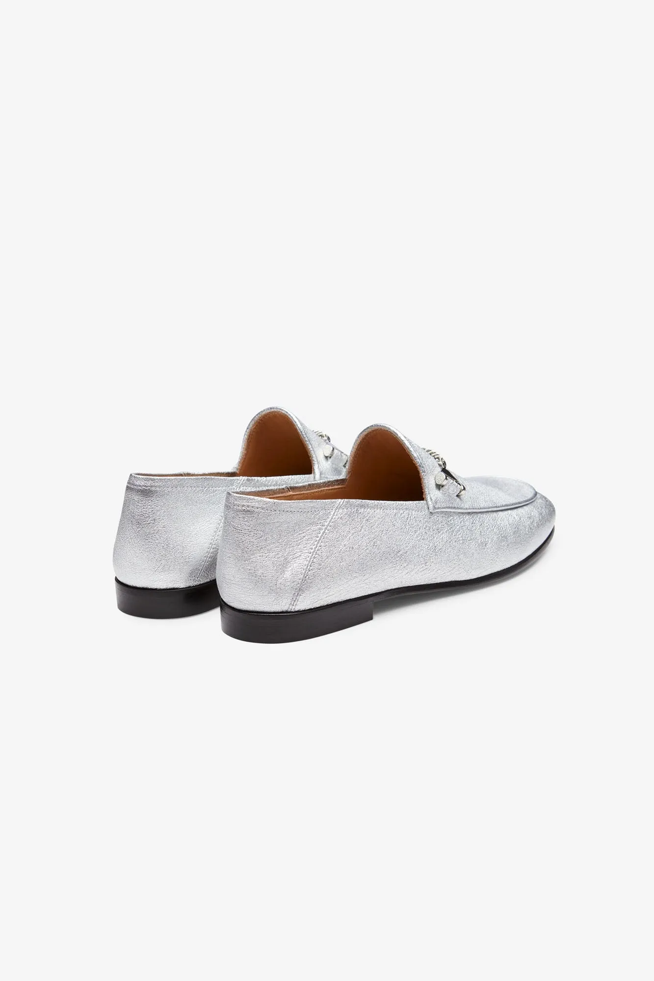 Debbie Loafer Silver Lamè [Woman]