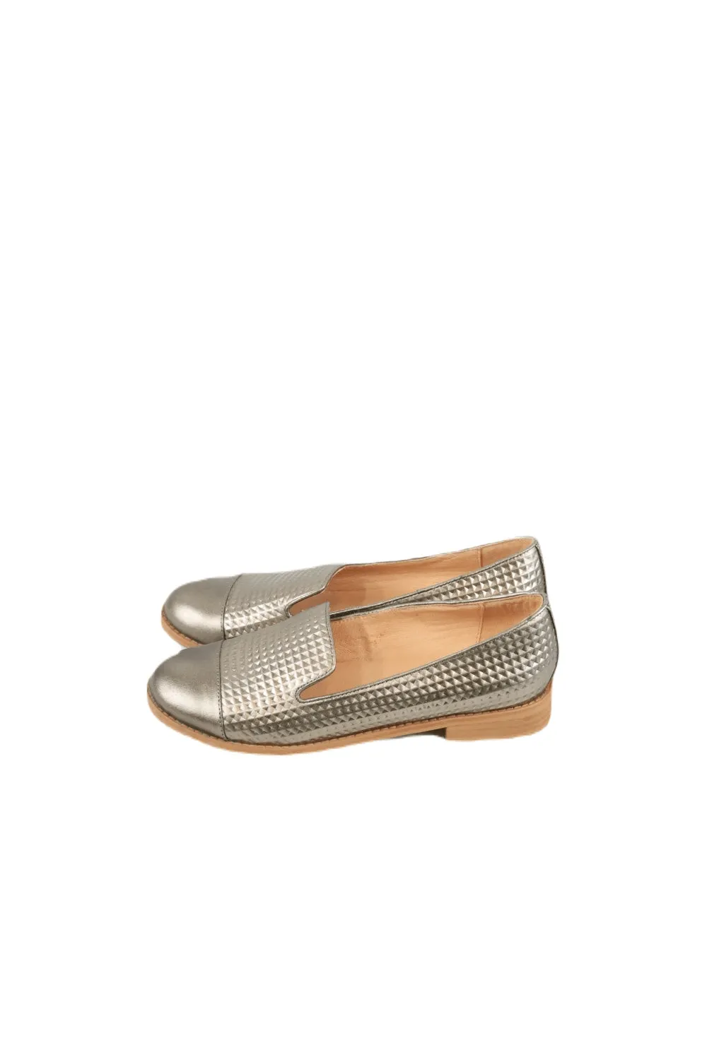 Django & Juliette Silver Loafers 37