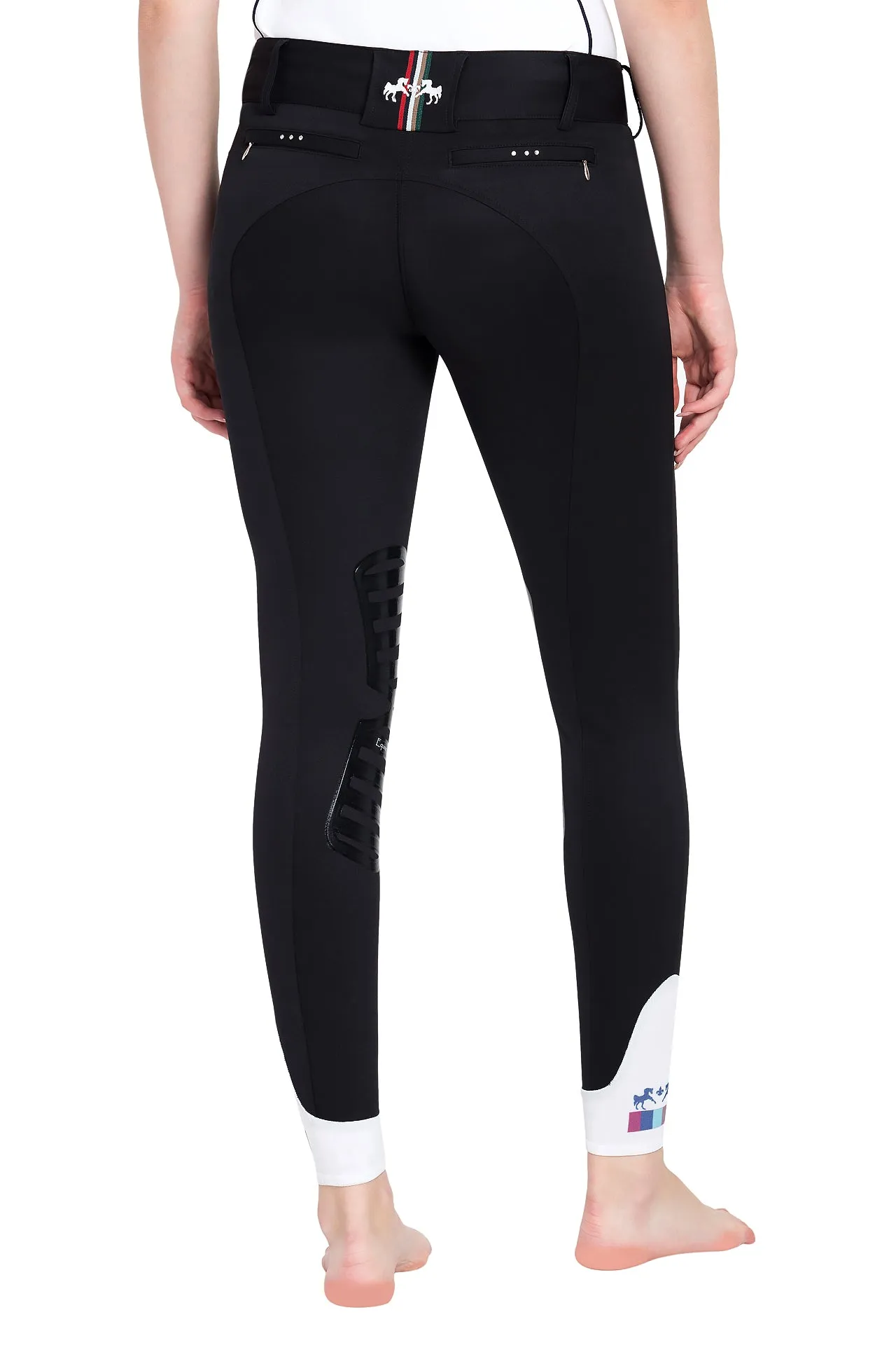 Equine Couture Ladies Fiona Silicone Knee Patch Breeches