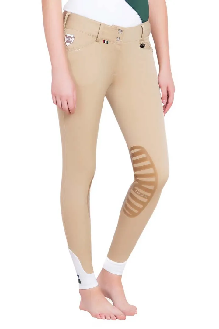 Equine Couture Ladies Fiona Silicone Knee Patch Breeches