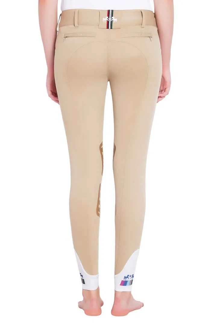 Equine Couture Ladies Fiona Silicone Knee Patch Breeches