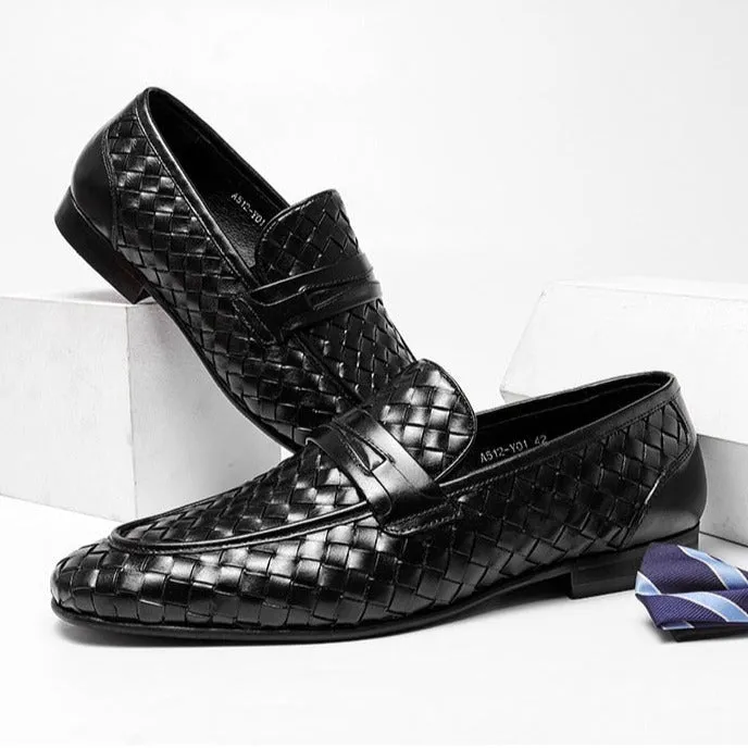 ExoticLux Comfortable Slip-On Leather Loafers