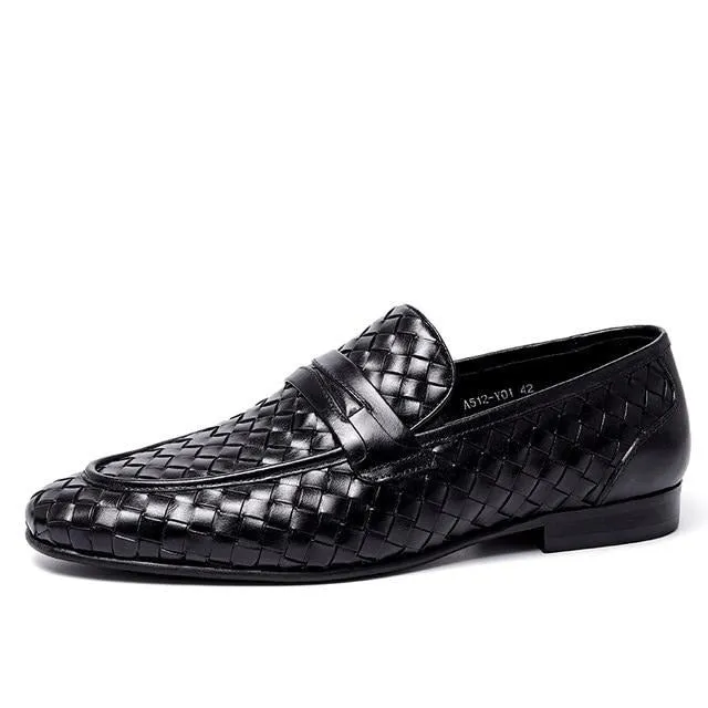 ExoticLux Comfortable Slip-On Leather Loafers