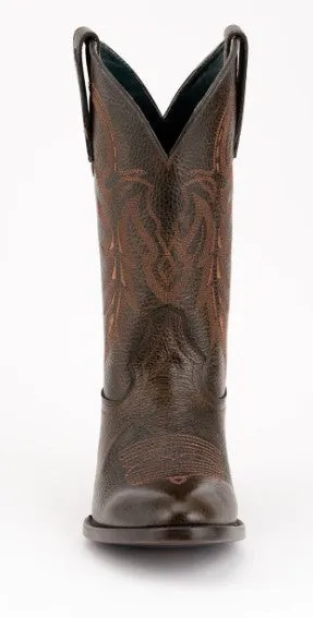 Ferrini Mens Remington Handcrafted Brown Cowboy Boots