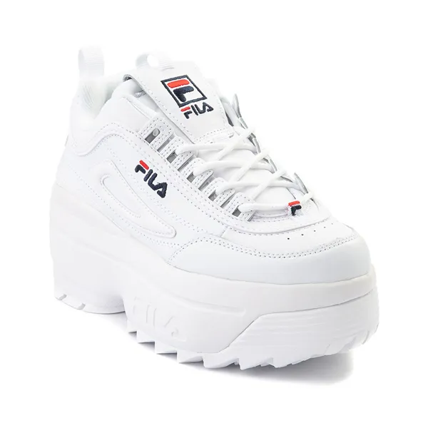 Fila Disruptor Women's Wedge Sneakers, White