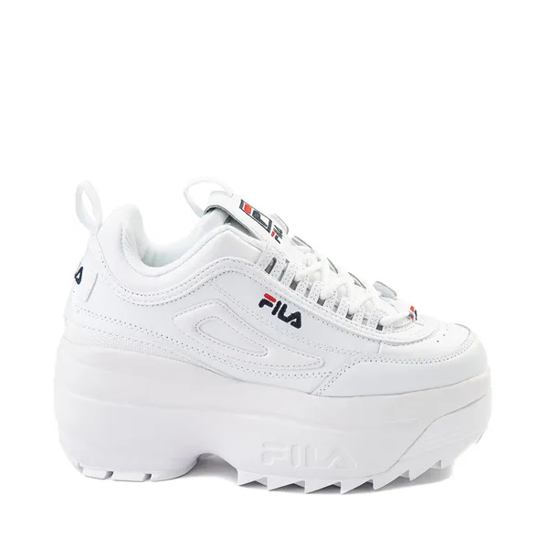 Fila Disruptor Women's Wedge Sneakers, White