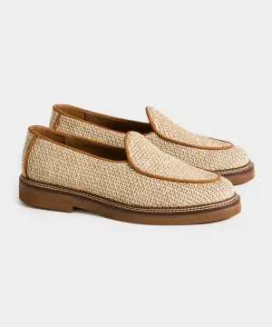 Jacques Solovière Lex Loafer in Raffia