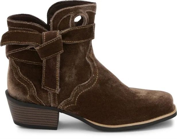 Justin Brown Elana Broad Square Toe Boots for Women