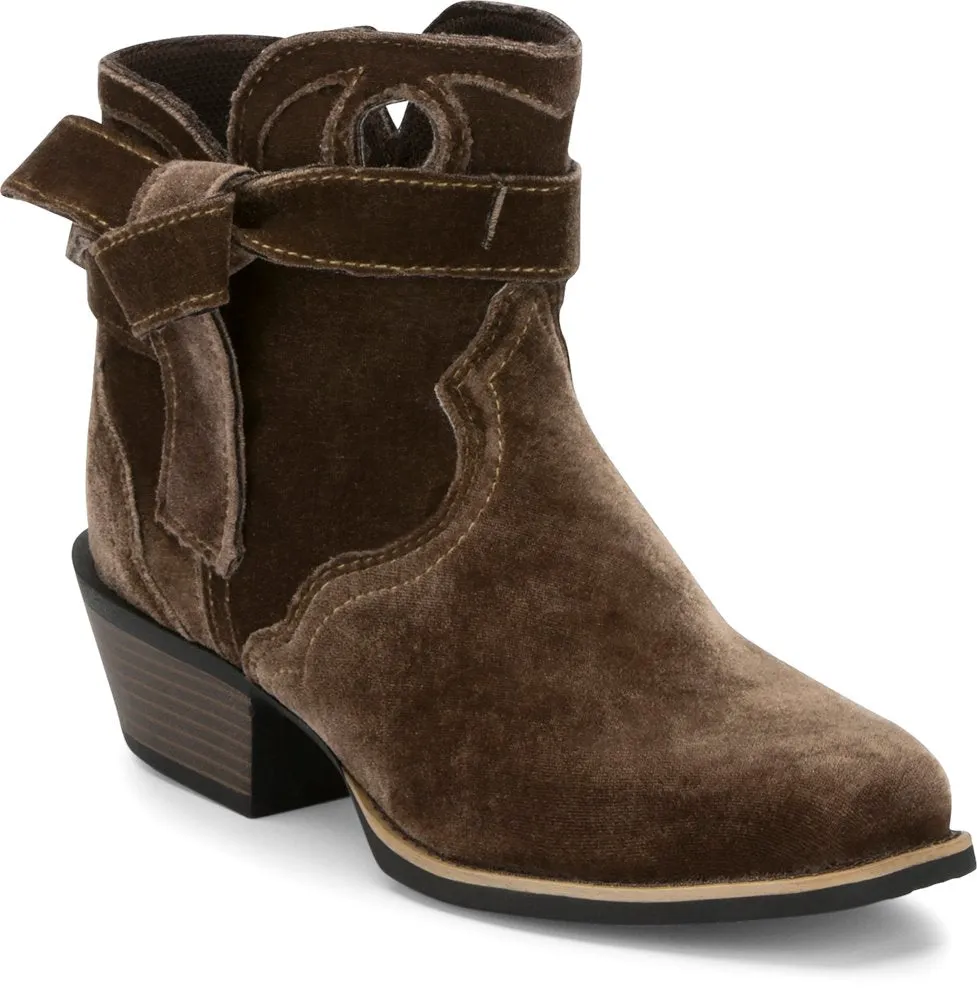 Justin Brown Elana Broad Square Toe Boots for Women