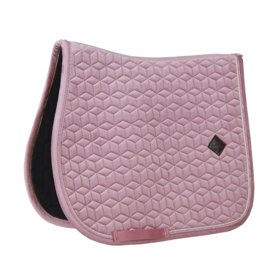 Kentucky Horsewear Velvet Saddle Pad - Jumping