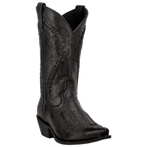 Laredo Laramie Black Genuine Leather Boots