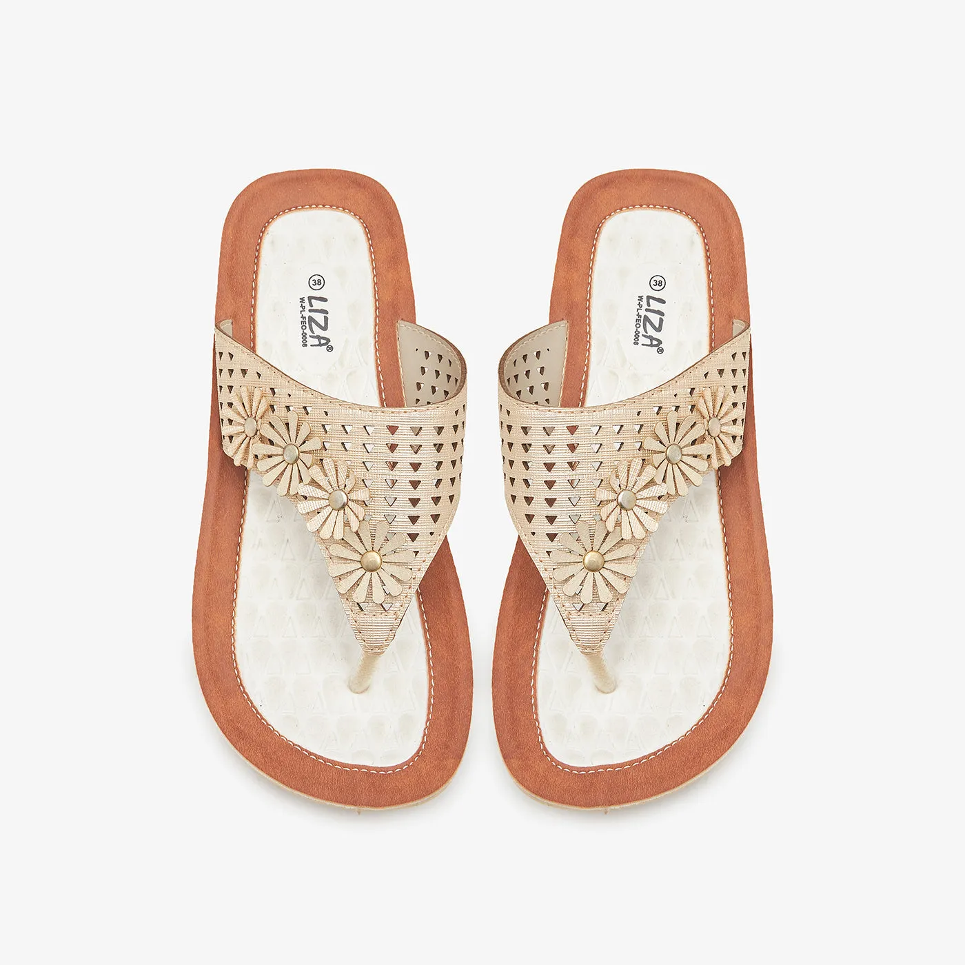 Laser Cut Women Chappals