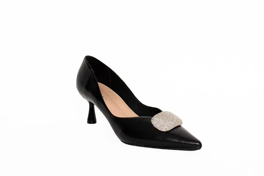 Macy Kitten Heel Black