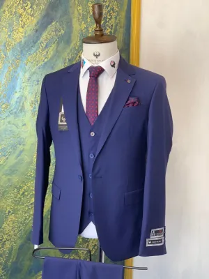 Marco Milano Italian 3 Piece Suit.