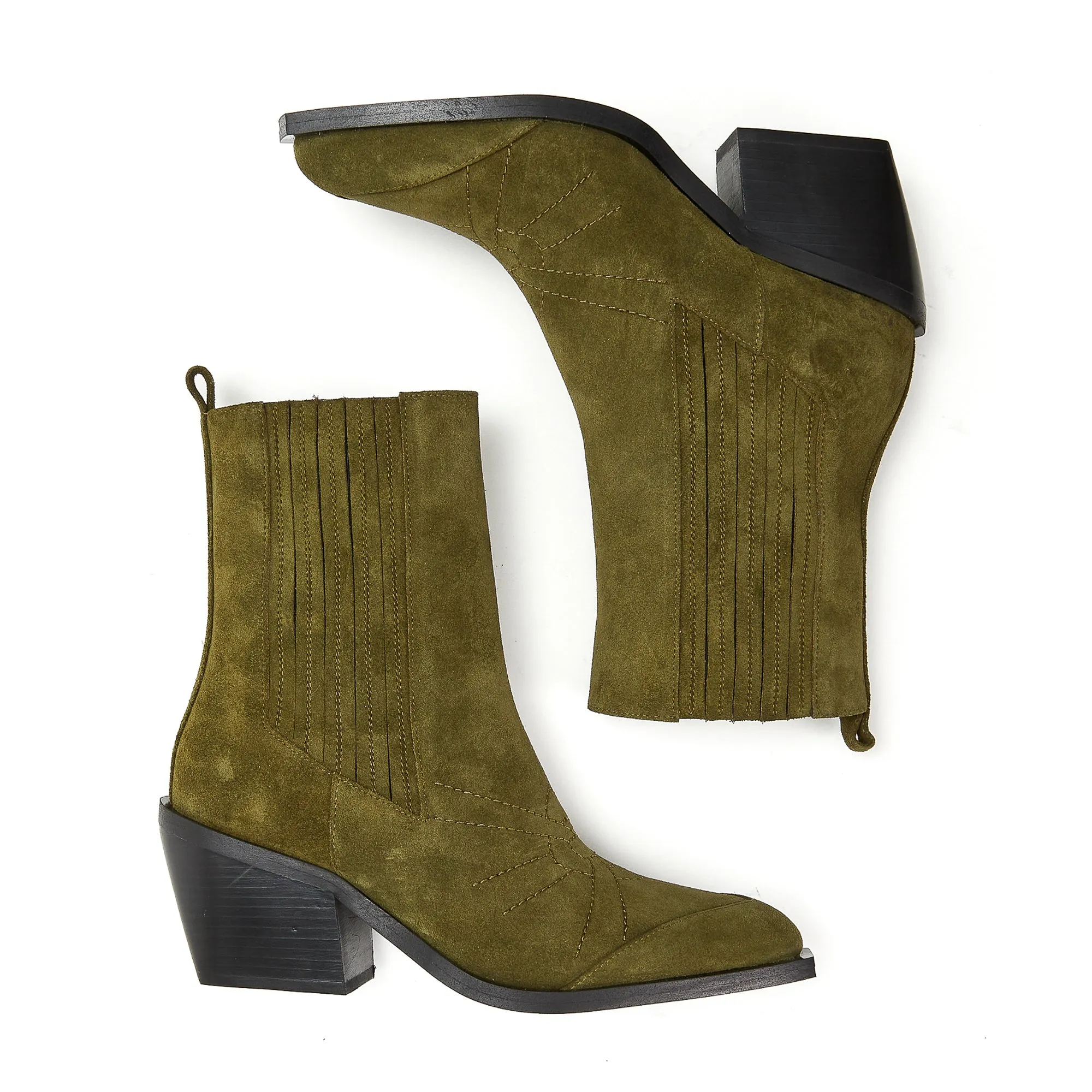 MEGAN ankle boot-Forest