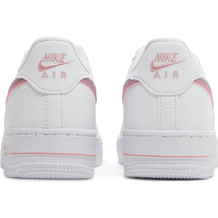 Nike Air Force 1 GS 'White Pink Glaze' sneakers, white