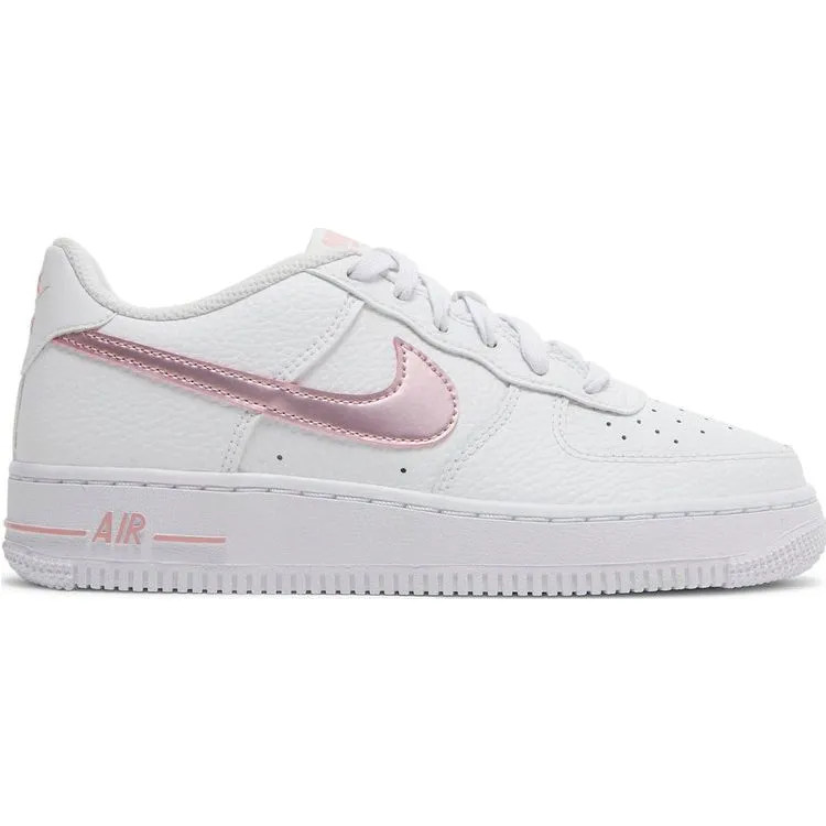 Nike Air Force 1 GS 'White Pink Glaze' sneakers, white