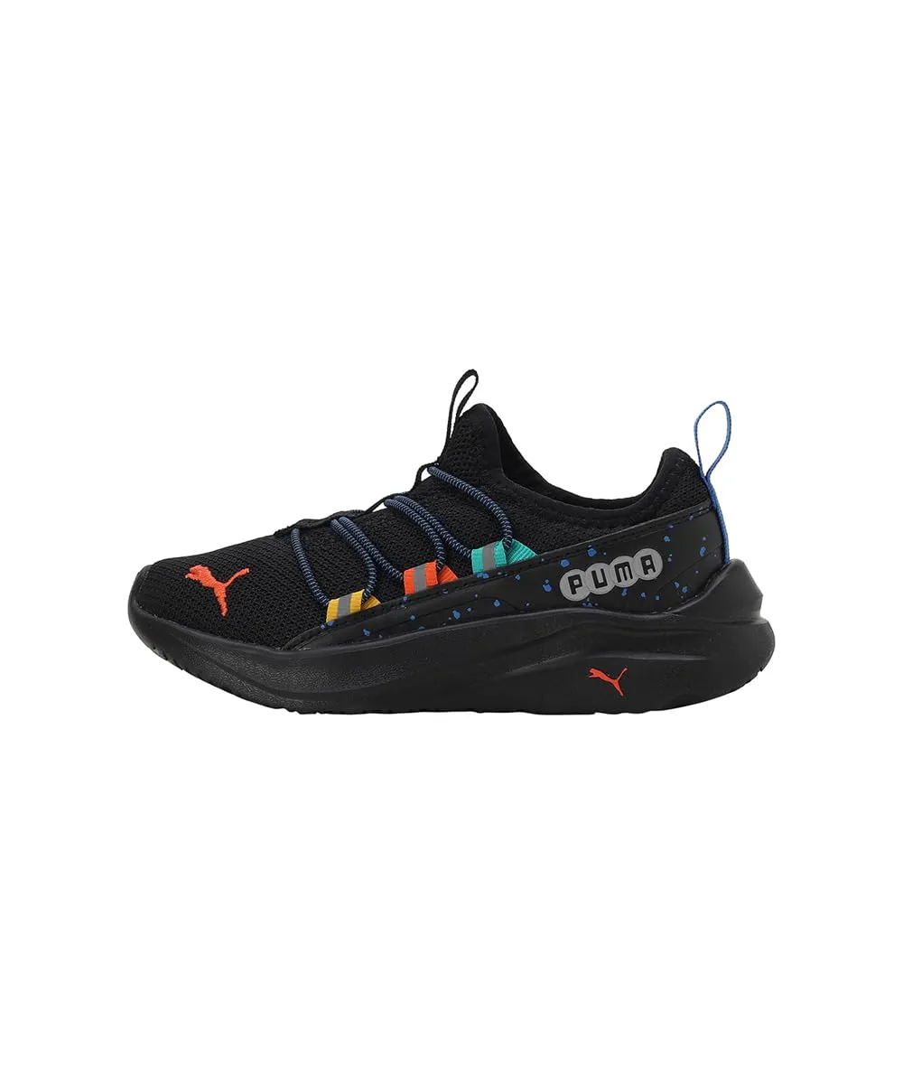 Puma Unisex-Kid One4All Pinball PS Black-Cayenne Pepper Sneaker - 2 UK (37987401)