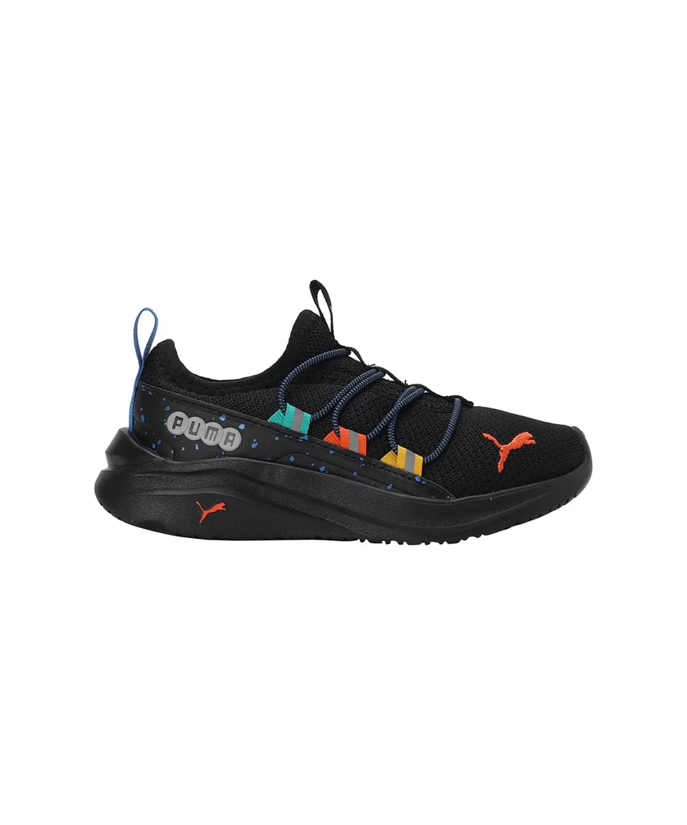 Puma Unisex-Kid One4All Pinball PS Black-Cayenne Pepper Sneaker - 2 UK (37987401)