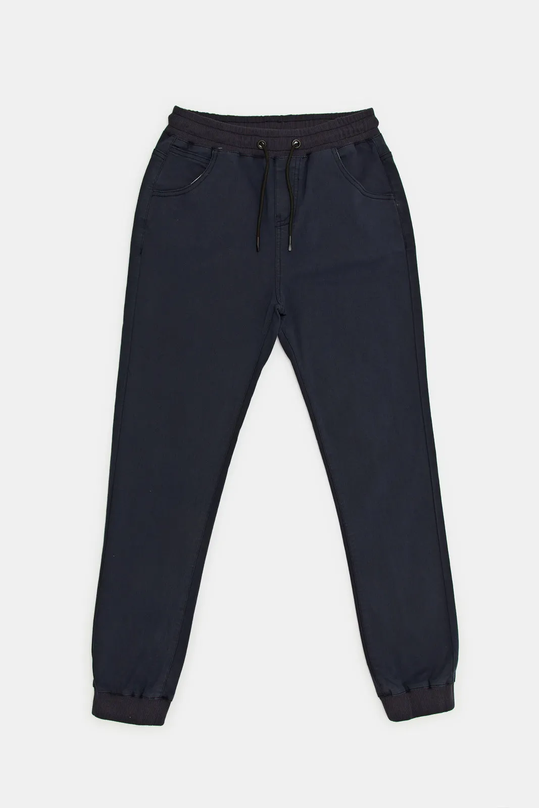 Senior Boys Navy Jogger Jeans