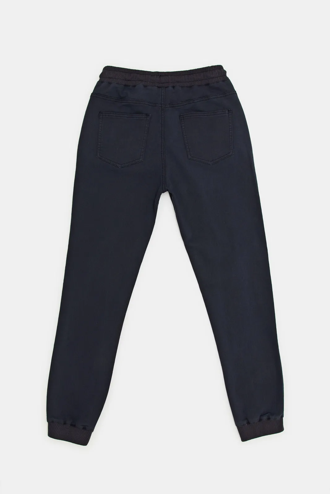 Senior Boys Navy Jogger Jeans