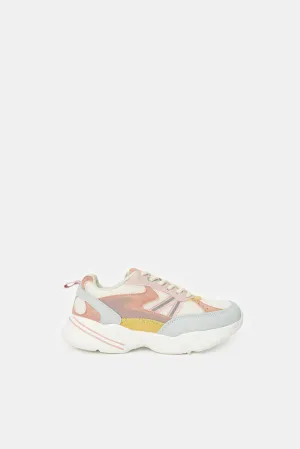 Senior Girls Multicolour Trainers