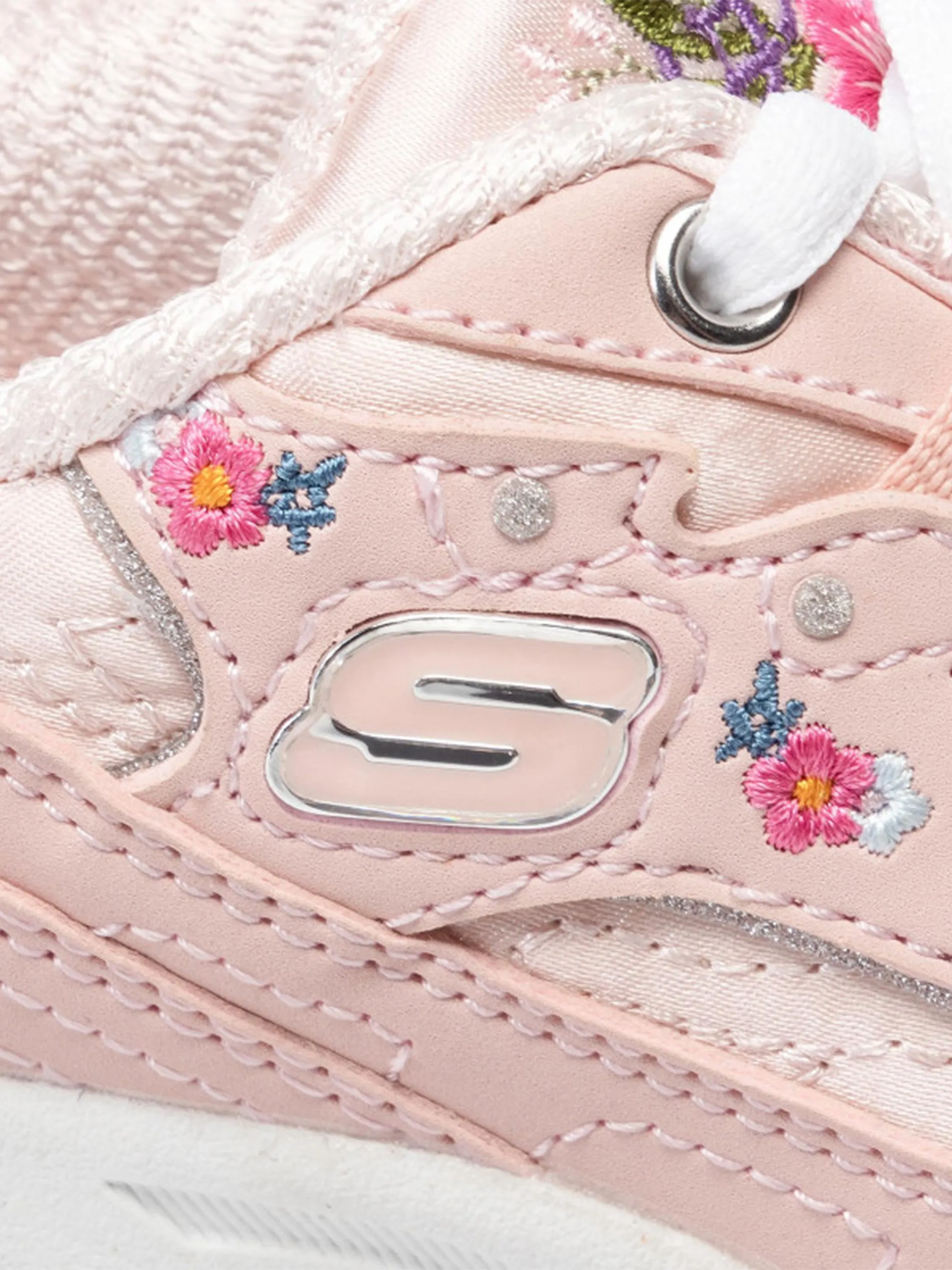 Skechers Girls D'Lites - Bright Blossoms Trainers