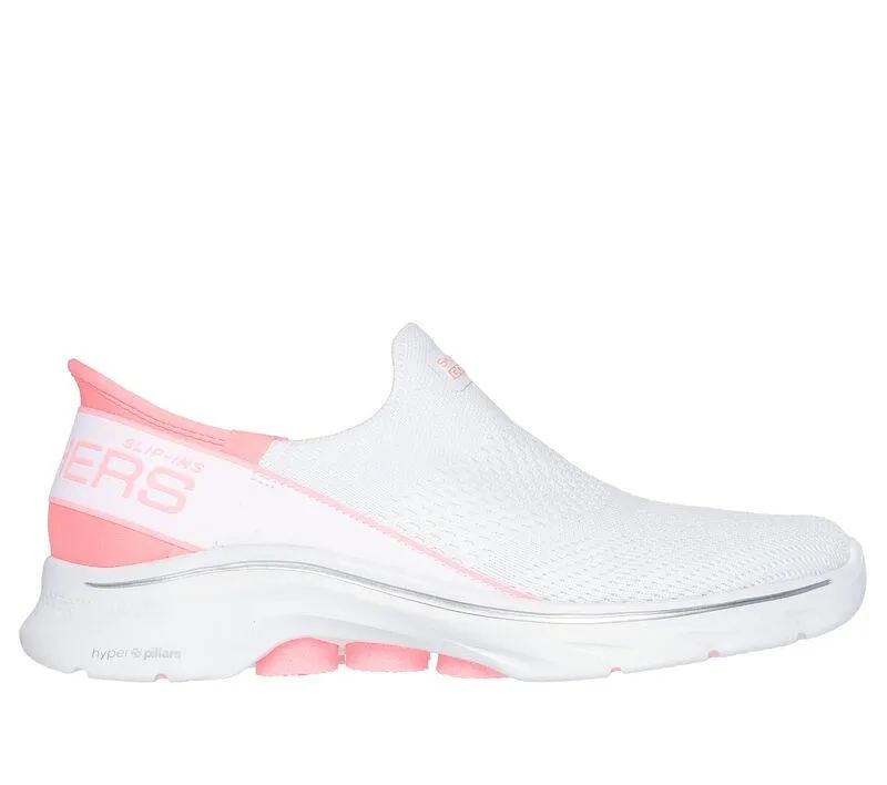 Women's Wide Fit Skechers 125231 Slip-ins Go Walk 7 Mia Sneakers